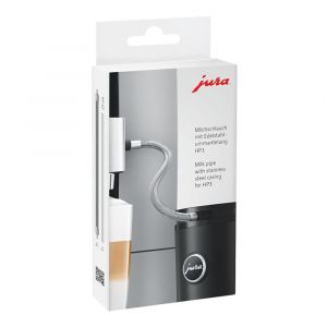 Jura HP3 Milk Pipe Casing, Stainless Steel Coil Spring, Connects Milk Container & Milk Spout, 24114