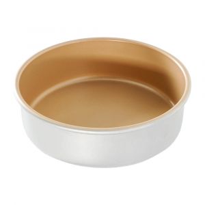 Nordic Ware Naturals® 8-Inch Nonstick Round Layer Cake Pan, Perfect for Professional-Quality Results, Tan