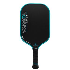 Diadem Warrior Edge Pickleball Paddle with Etched Carbon Fiber Face & Comfort Max Grip, 16mm Width, Teal