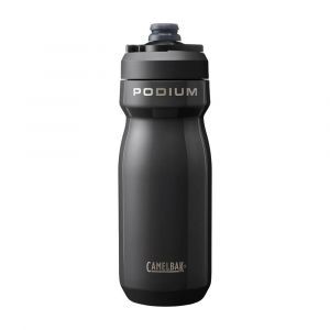 CamelBak Podium Steel Insulated Stainless Steel 18oz Bike Water Bottle, Cycling Gear, Black