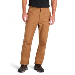 Timberland PRO® Men's GritFlex Athletic-Fit Flex Canvas Pant, 5 Storage Pockets, Cotton Blend, Dark Wheat, 32/30