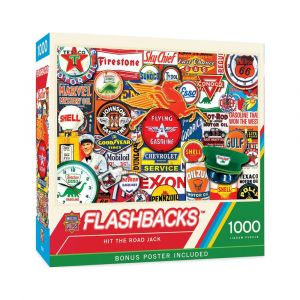 MasterPieces Flashbacks - Hit the Road Jack 1000-Pc Jigsaw Puzzle, Back To Childhood, Bonus Poster