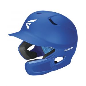 Easton Z5 2.0 Matte Solid Helmets with Universal Jaw Guard for Baseball, ABS Thermoplastic Shell, Royal
