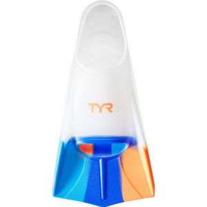 TYR Stryker Silicone Fins for Flutter Kick Training & Comfortable Fit, Short Blade Design, LFSTRKR, L