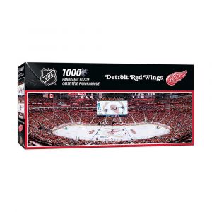 MasterPieces Detroit Red Wings- 1000Pc Panoramic Jigsaw Puzzle, Joe Louis Arena, Officially Licensed