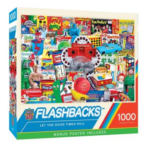 MasterPieces Flashbacks - Let the Good Times Roll 1000-Piece Jigsaw Puzzle, Bonus Poster Included