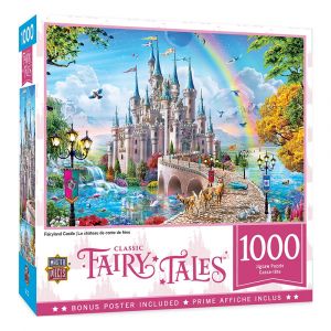 MasterPieces Classic Fairy Tales - Fairyland Castle 1000-Piece Jigsaw Puzzle, Bonus Poster Included