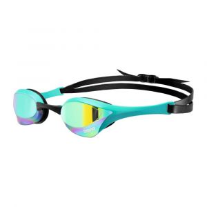 Arena Unisex Cobra Ultra Swipe Racing Swim Goggles, Anti-Fog Technology, Interchangeable Nose Bridge, Emerald/Peacock