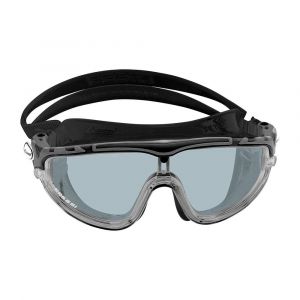 Cressi Adult Skylight Swim Goggles, Scratch-Resistant & Shatterproof Lenses, Black-Grey-Smoke
