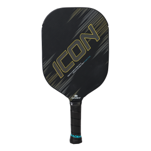 Diadem Icon V2 Pickleball Paddle, Japanese-Sourced Carbon Fiber & Replaceable Edge Guard