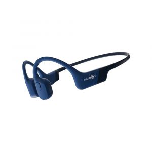 AfterShokz Aeropex Wireless Open-Ear Headphones, Bone-Conduction, IP67 Water-Resistant, Blue Eclipse