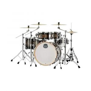 Mapex Armory 6-Pc Shell Set Short Stack, Birch/Maple Hybrid, Black Dawn Finish, AR628SFU-TK