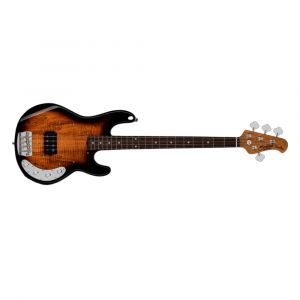 Sterling by Music Man StingRay Maple Top Bass Guitar, Roasted Maple Neck, 3-Band Active EQ, RAY34SM