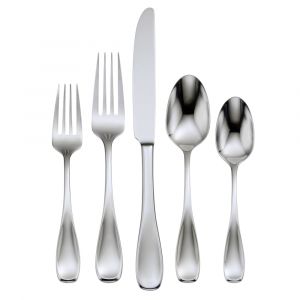 Oneida Voss 45-Piece Everyday Flatware Set, Service For 8, Stainless Steel, Dishwasher Safe