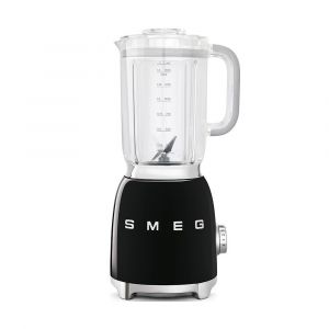 Smeg Blender with Stainless Steel Blade, Cast Aluminium, 1.5L Jug, Glossy Black Finish, BLF01BLUS