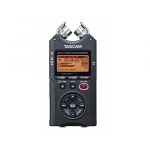 Tascam Handheld 4-Track Digital Audio Recorder, Adjustable Mics XLR Inputs & USB Connectivity, DR-40