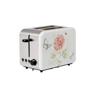 Lenox Butterfly Meadow Toaster, Enamelware & Stainless Steel with Floral & Butterfly Design, 894541