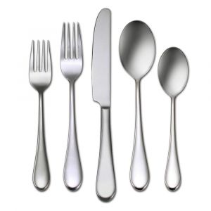 Oneida Icarus 45-Piece Everyday Flatware Set, Service For 8, Stainless Steel, Mirror Finish