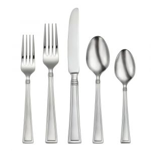 Oneida Butler 45-Piece Everyday Flatware Set, Service For 8, Stainless Steel, Dishwasher Safe