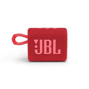 JBL Go 3 Portable Bluetooth Speaker, Bold Design, IP67 Water & Dust proof, Built-in Battery, Red
