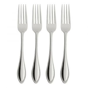 Oneida Colonial Boston Everyday Flatware Dinner Forks, Set Of 4, Stainless Steel, Dishwasher Safe