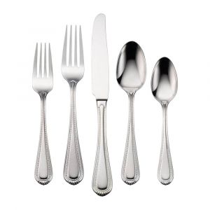 Oneida Countess 45-Piece Everyday Flatware Set, Service For 8, Stainless Steel, Dishwasher Safe