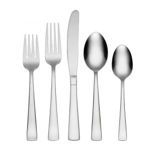 Oneida Avery 78-Piece Flatware Set, Stainless Steel, Mirror Finish, Dishwasher Safe