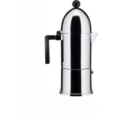 Alessi La Cupola 6-Cup Silver Aluminum Espresso Maker